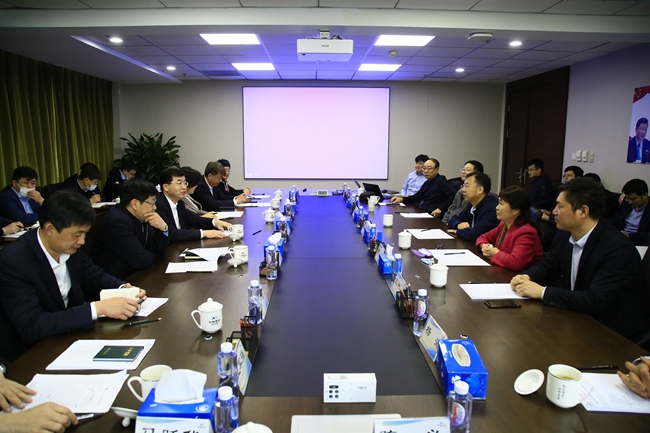 威海市委書記張海波一行到訪有研集團