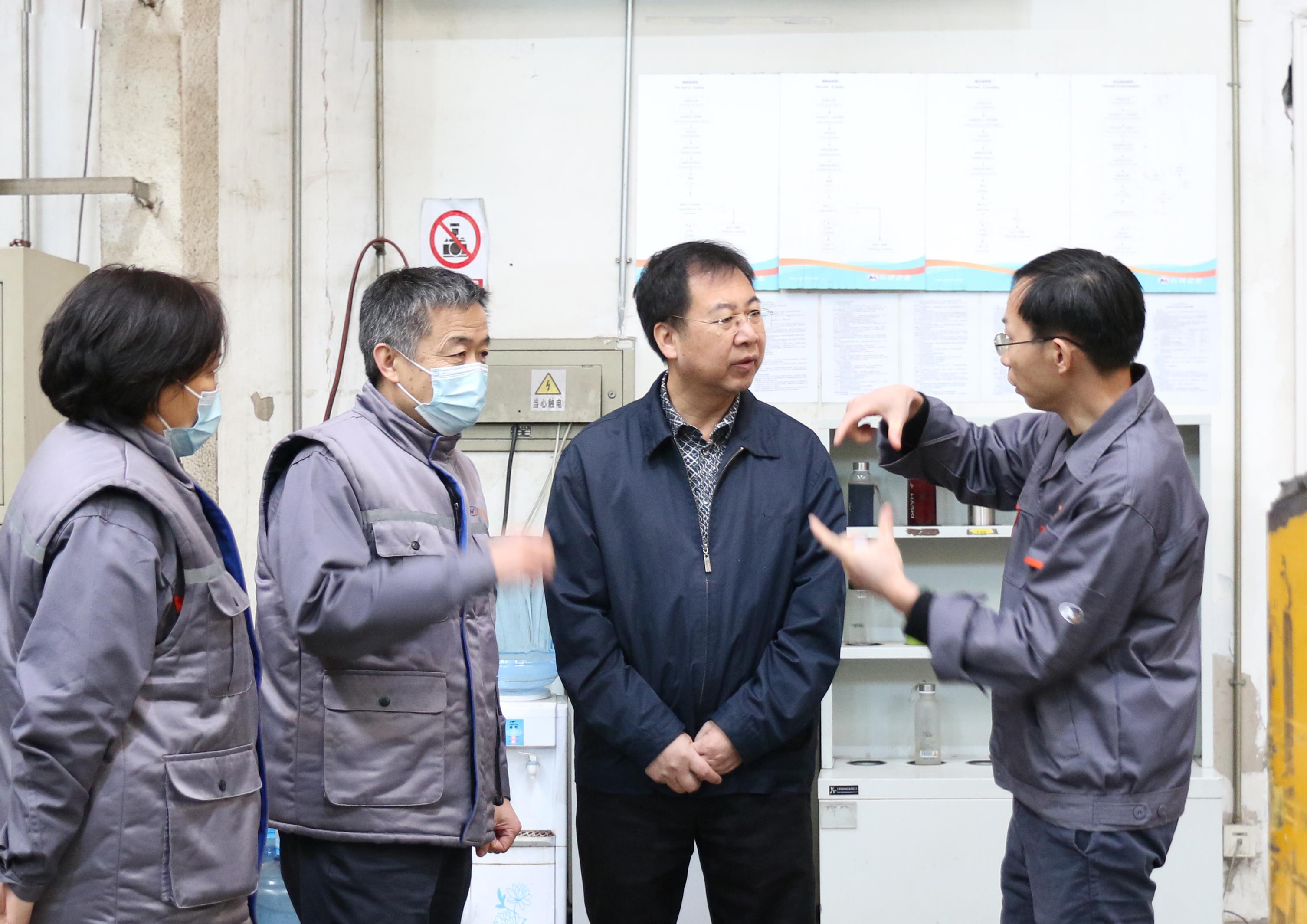 有研集團(tuán)黨委書記、董事長(zhǎng)趙曉晨到有研億金調(diào)研