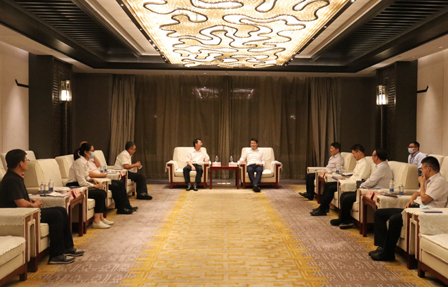 有研集團黨委書記、董事長趙曉晨拜訪安徽省委常委、副省長張紅文