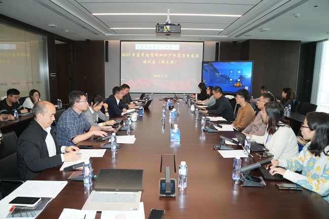 中國有研舉辦2023年第三期知識產(chǎn)權(quán)高質(zhì)量發(fā)展培訓(xùn)會