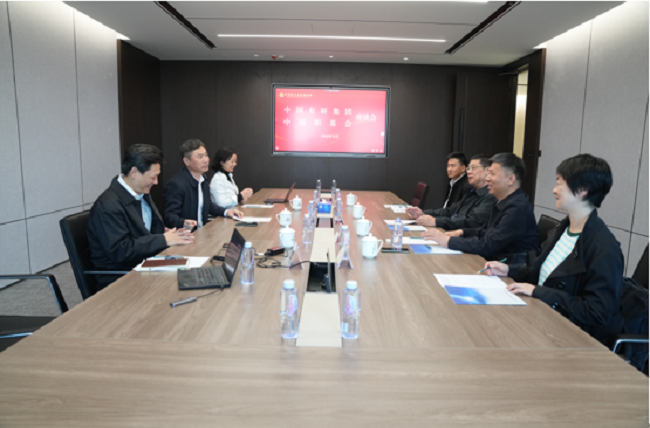 中國機械冶金建材工會副主席關(guān)明、中國職工發(fā)展基金會理事長武建光一行到訪中國有研