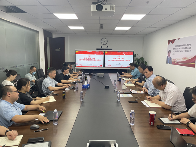 中國有研副總經(jīng)理、職能黨總支書記黃倬為職能部門黨員講授專題黨課