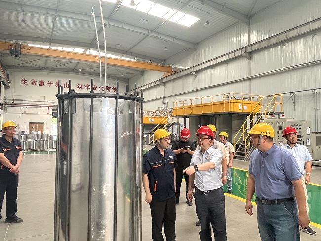 中國有研副總經(jīng)理毛昌輝帶隊(duì)赴有研稀土和有研復(fù)材開展安全環(huán)保檢查