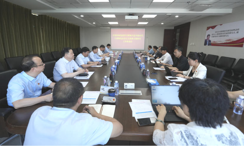 主題教育進行時 | 中國有研黨委召開主題教育工作推進會