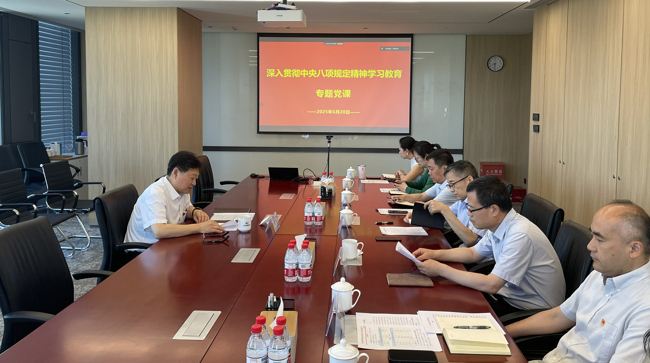 中國有研黨委副書記、總經(jīng)理艾磊講授深入貫徹中央八項(xiàng)規(guī)定精神學(xué)習(xí)教育專題黨課